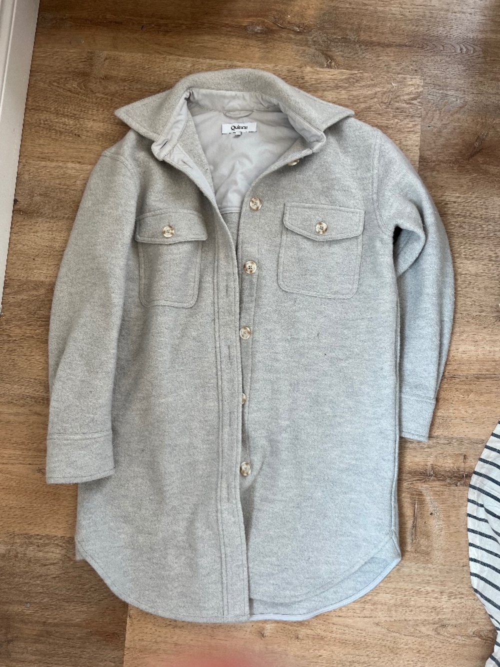 Quince 100% Merino Wool Coat